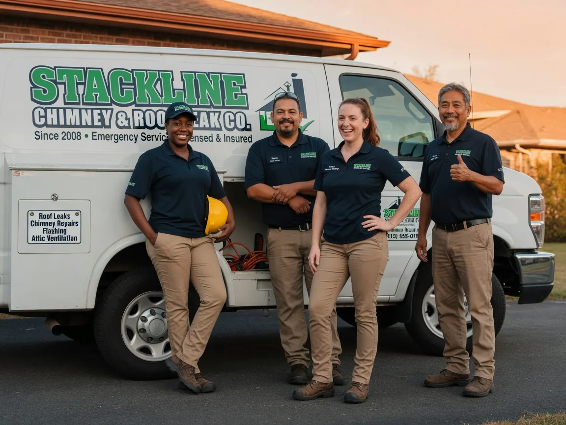 Chimney flashing repair company in Kirbyville, TX